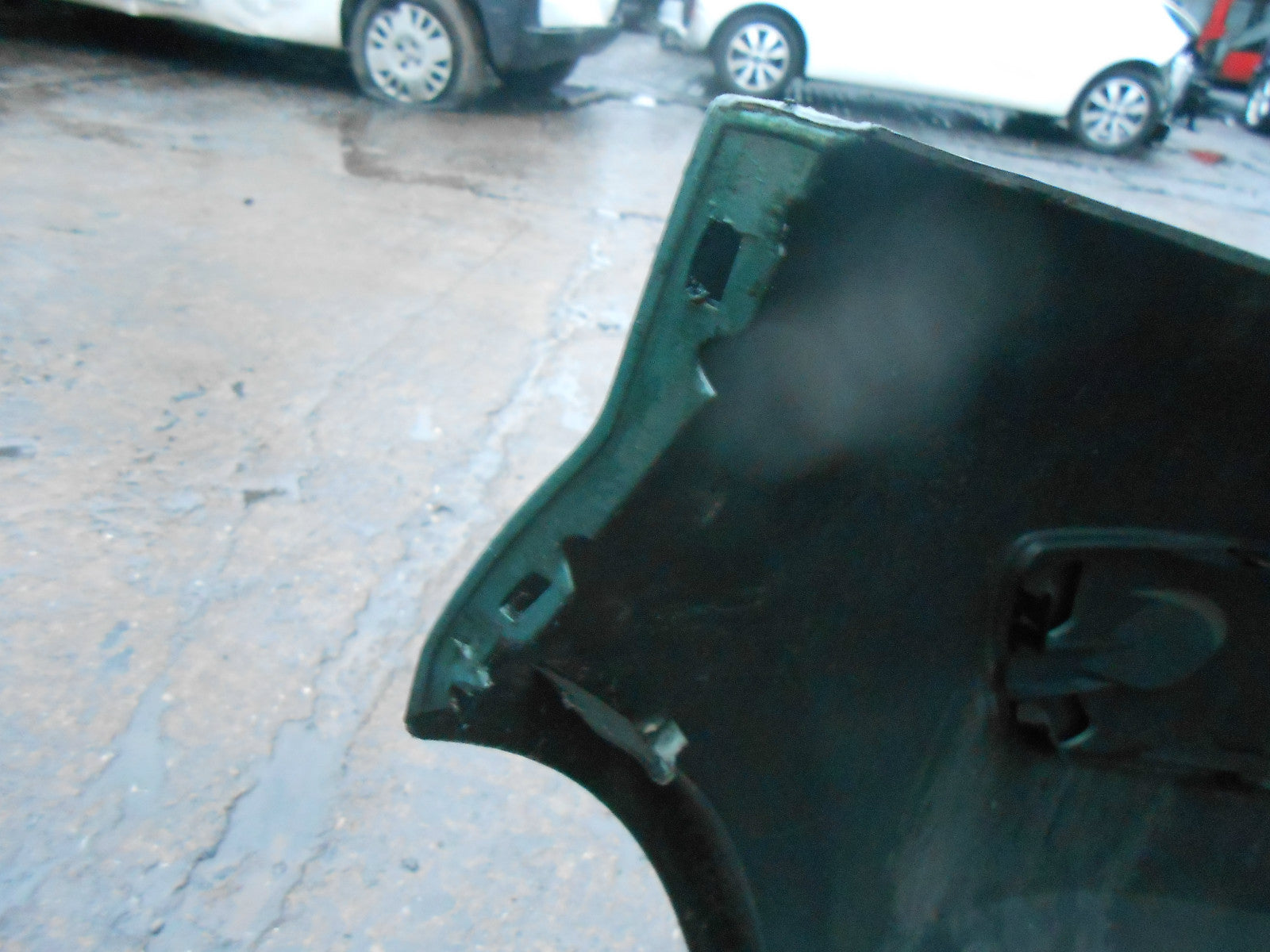 RENAULT MEGANE MK2 2003 COMPLETE REAR BUMPER GREEN