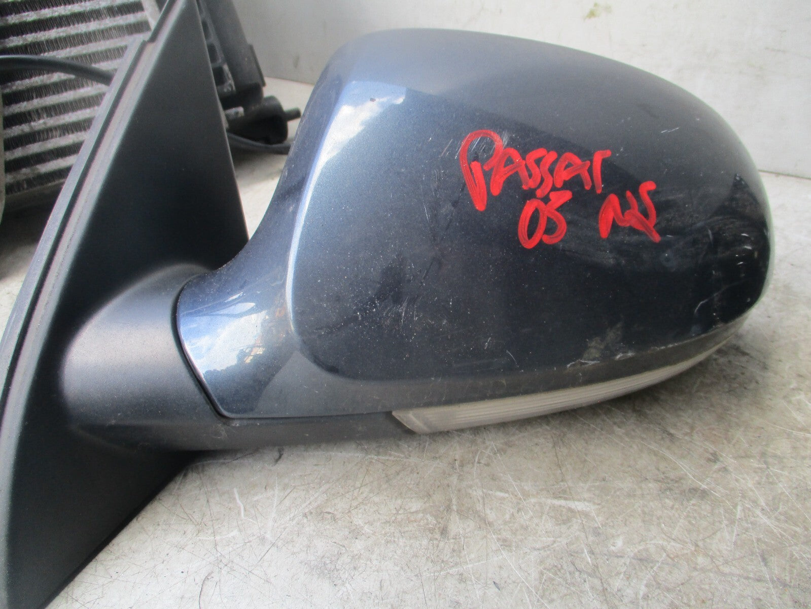 VOLKSWAGEN PASSAT 2006 NSF FRONT PASSENGER SIDE WING MIRROR