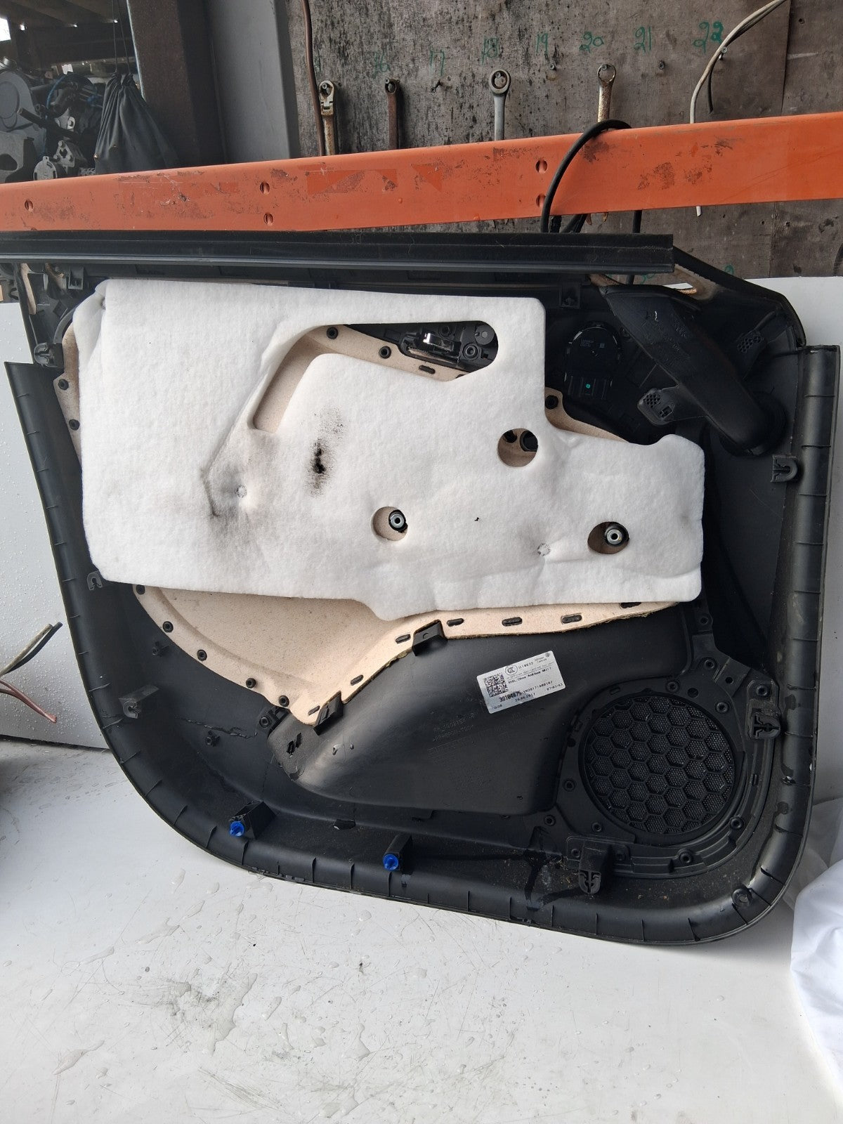 2017 VAUXHALL ZAFIRA C FRONT DRIVER RIGHT NEAR SIDE DOOR CARD TRIM 39104875