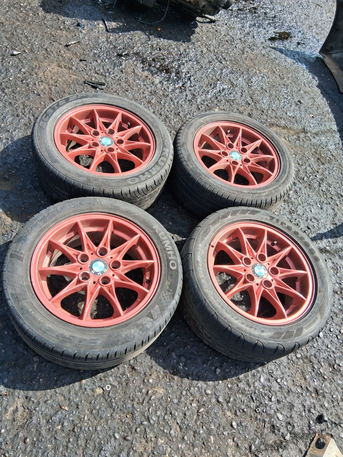 2003 BMW Z4 E85 16 INCH ALLOY WHEEL SET WITH TYRE 225/50R16