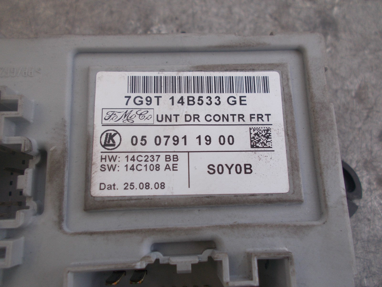 FORD GALAXY CD340 (MK3) 2006-2015 NSF PASSENGER FRONT DOOR MODULE 7G9T14B533GE