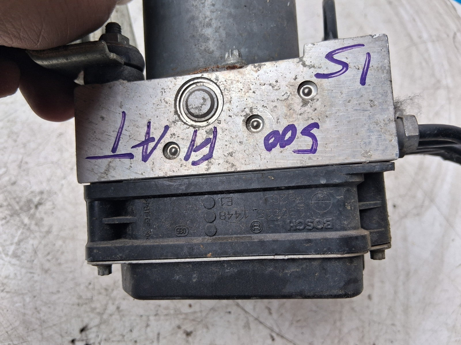2015 FIAT 500 LOUNGE 1.2 PETROL ABS PUMP CONTROL MODULE 52009431