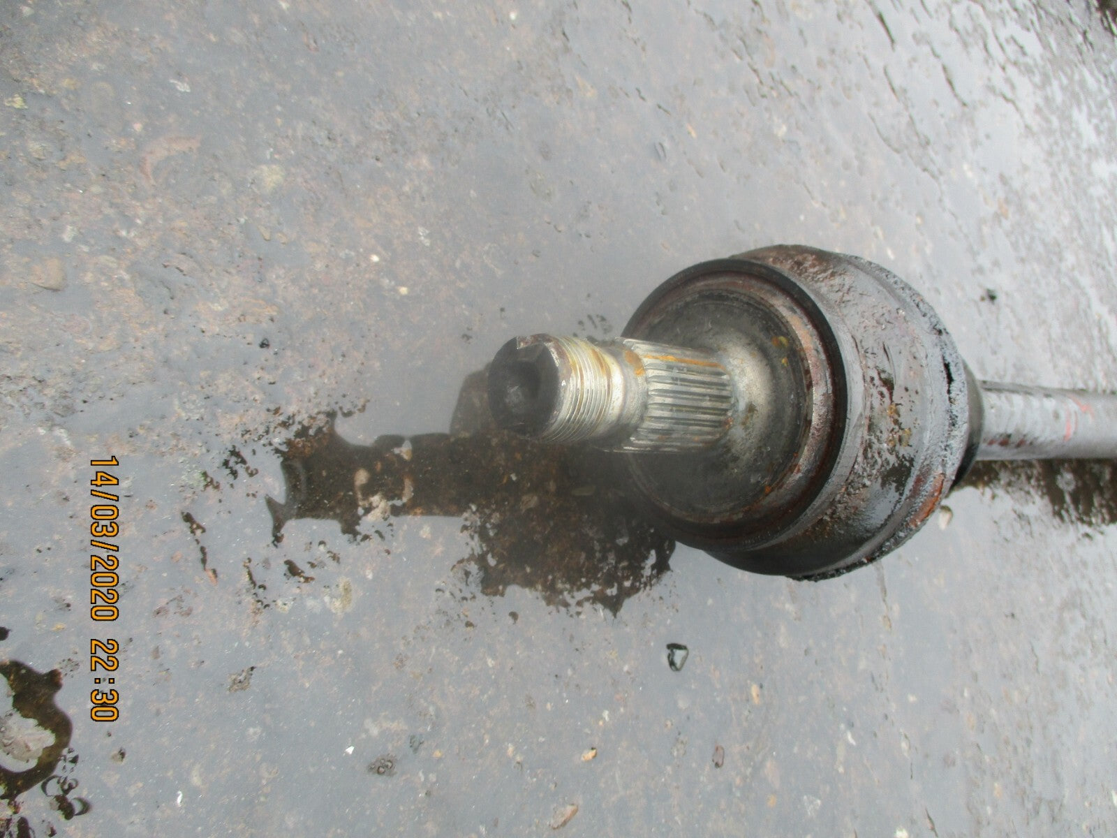 MERCEDES C CLASS W204 C220 2012 OSR DRIVER SIDE REAR DRIVESHAFT