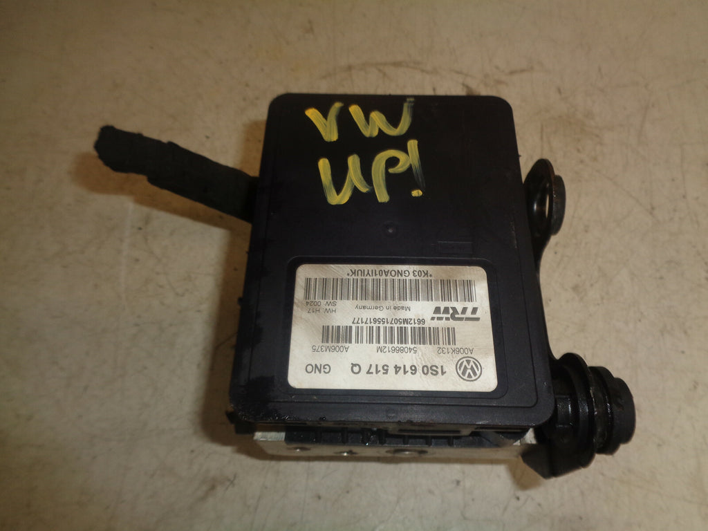VW VOLKSWAGEN UP 2017 ABS PUMP & CONTROL MODULE 1S0614517Q