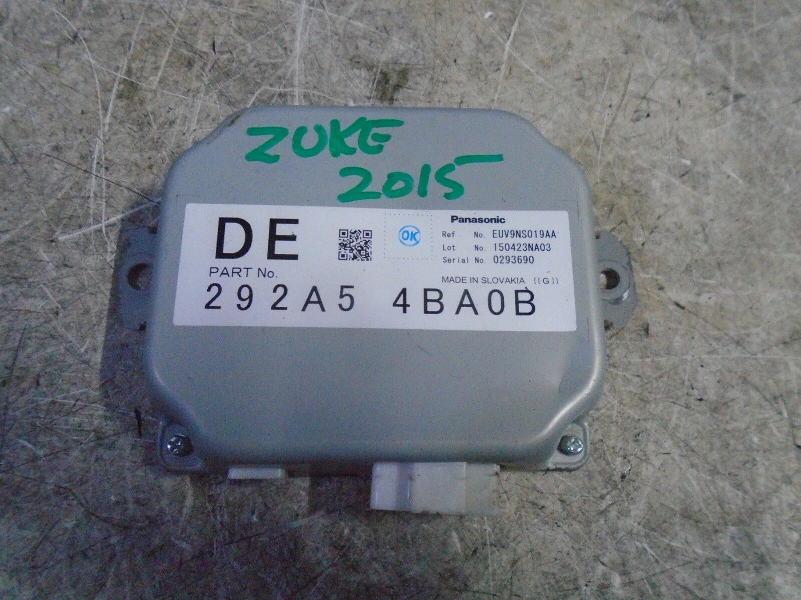 NISSAN JUKE 2015 STABILISER CONTROL MODULE ECU 292A54BA0B