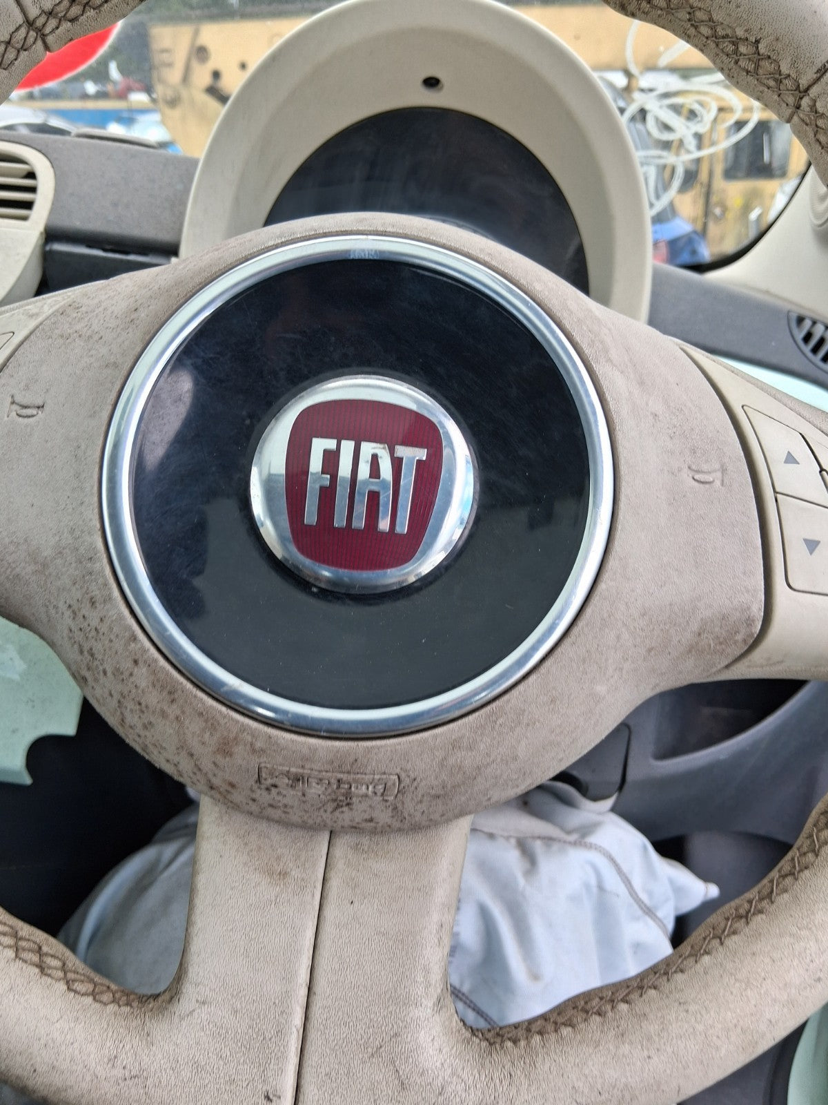 2015 FIAT 500 LOUNGE MK1 STEERING WHEEL AIRBAG