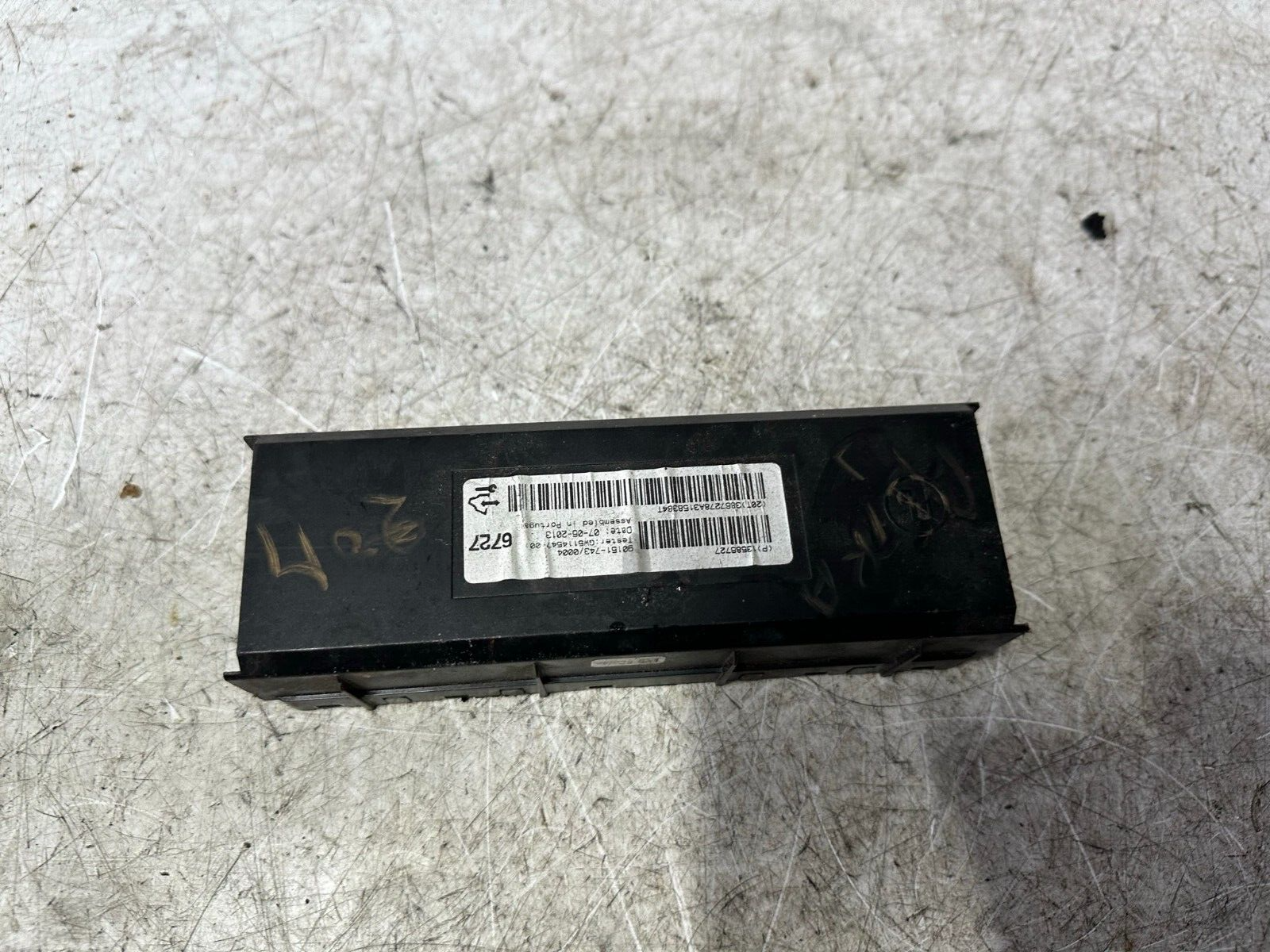 2013 VAUXHALL ASTRA J HEATER CONTROL CLIMATE MODULE 13586727