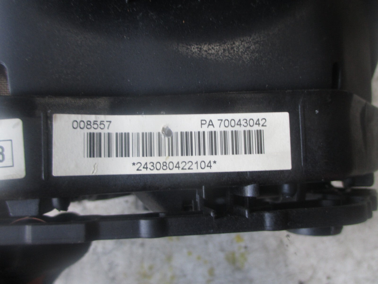 2008 FIAT GRANDE PUNTO FRONT DIVER STEERING WHEEL AIRBAG PA70043042