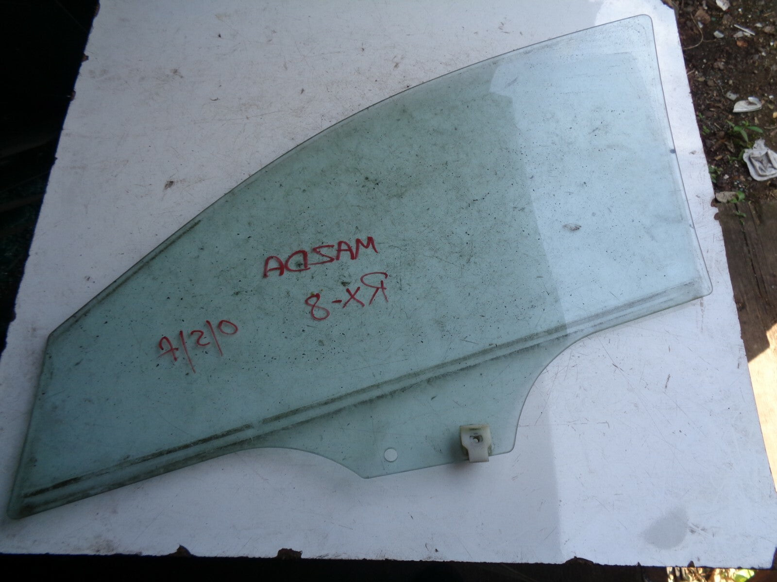MAZDA RX-8 2007 OSF DRIVER SIDE FRONT WINDOW GLASS