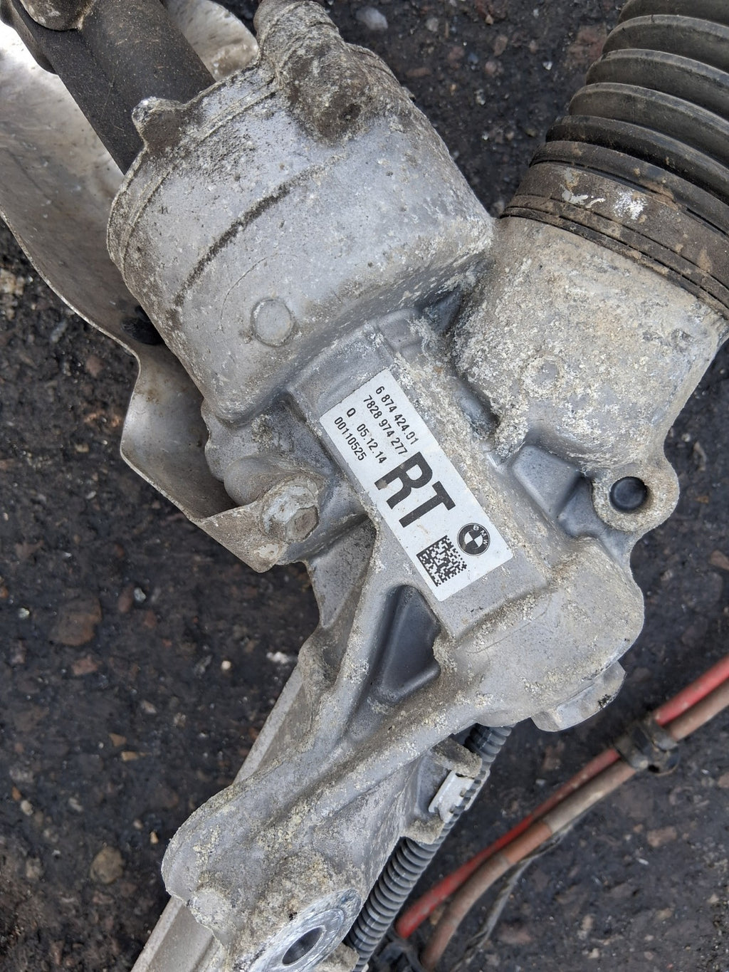2010 BMW 5 SERIES F10 POWER STEERING RACK 7802277794