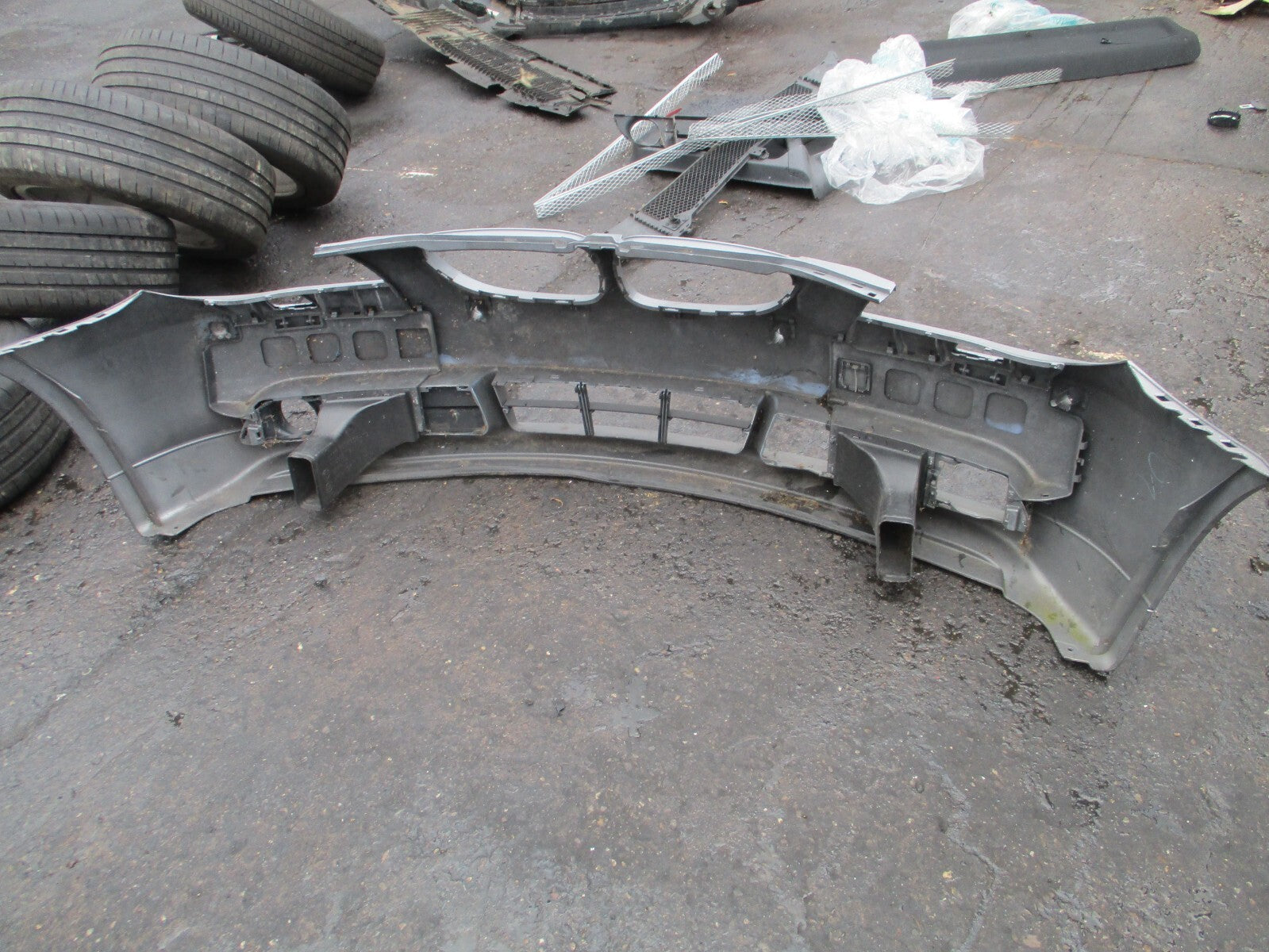 2005 BMW 5 SERIES E60 FRONT BUMPER BARE GREY SILVER