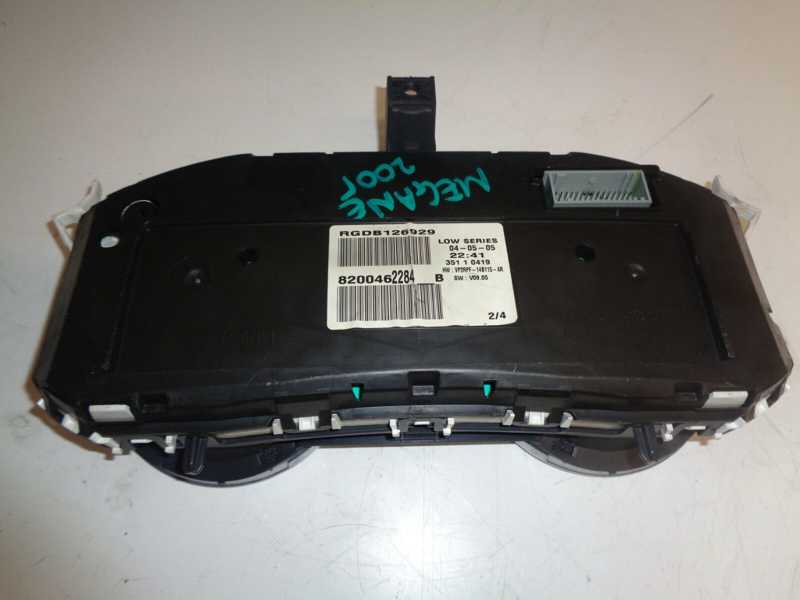 RENAULT MEGANE MK2 2005 1.5 DCI 5 DOOR SPEEDO/INSTRUMENTAL CLUSTER 8200462284