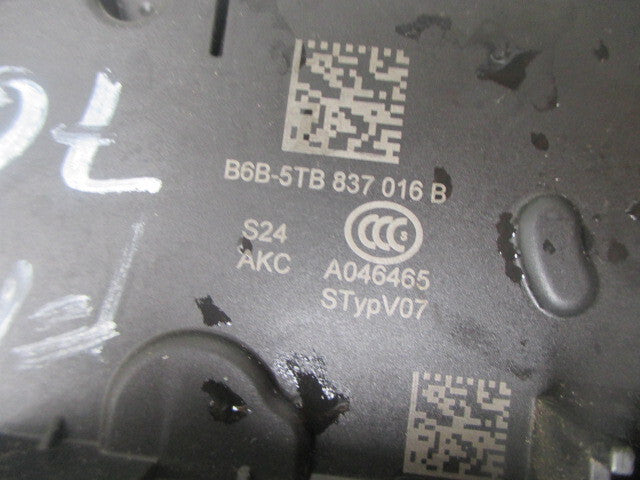 SKODA FABIA TYPE NJ 2020 OSF DRIVER SIDE FRONT DOOR LOCK ASSEMBLEY B6B5TB837016B