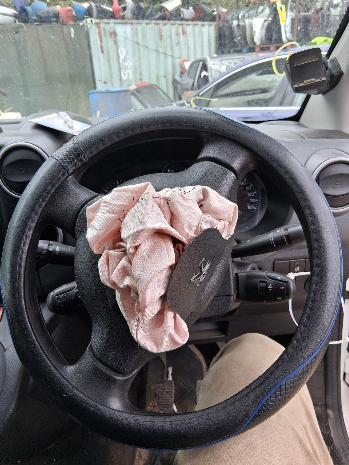 2017 PEUGEOT PARTNER MK2 STEERING WHEEL BLACK