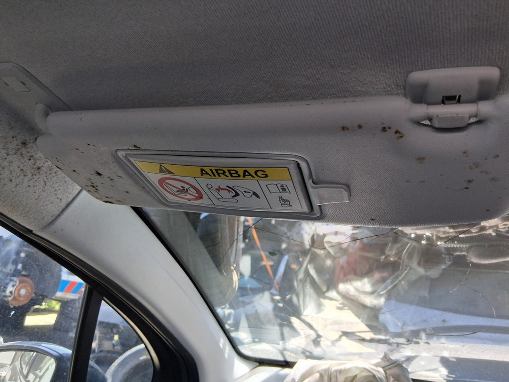 2019 PEUGEOT 208 MK1 NSF PASSENGER SIDE FRONT LEFT SUN VISOR SHADE