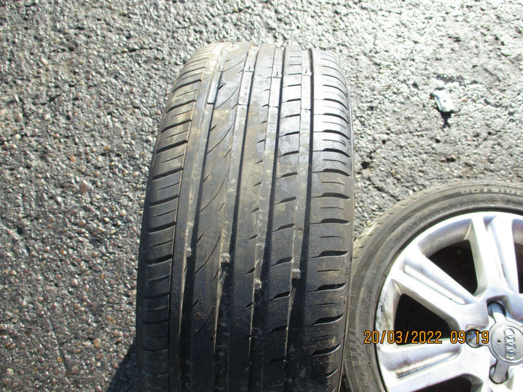 AUDI A4 2011 B8 17 INCH ALLOY WHEEL WITH TYRE 225/45ZR17 REF 2