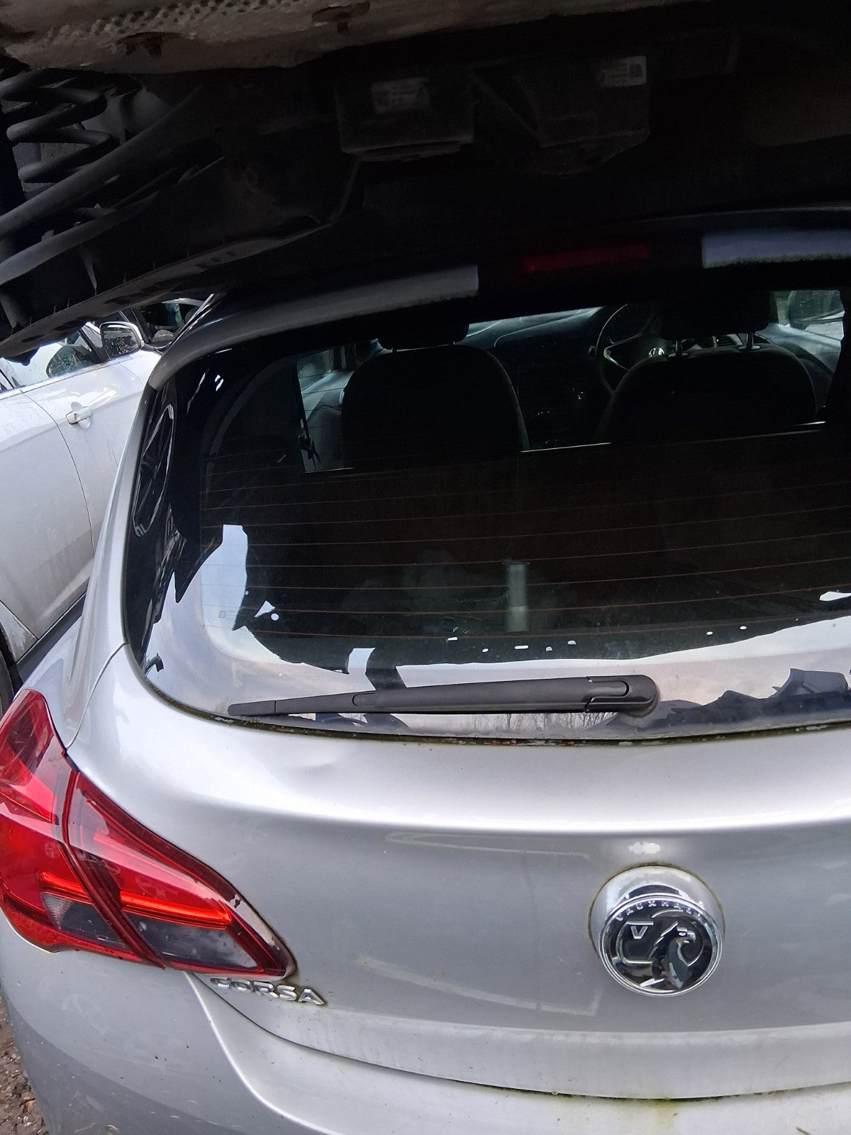 2018 VAUXHALL CORSA E 3 DOOR CORSA VAN BARE TAILGATE BOOTLID SILVER