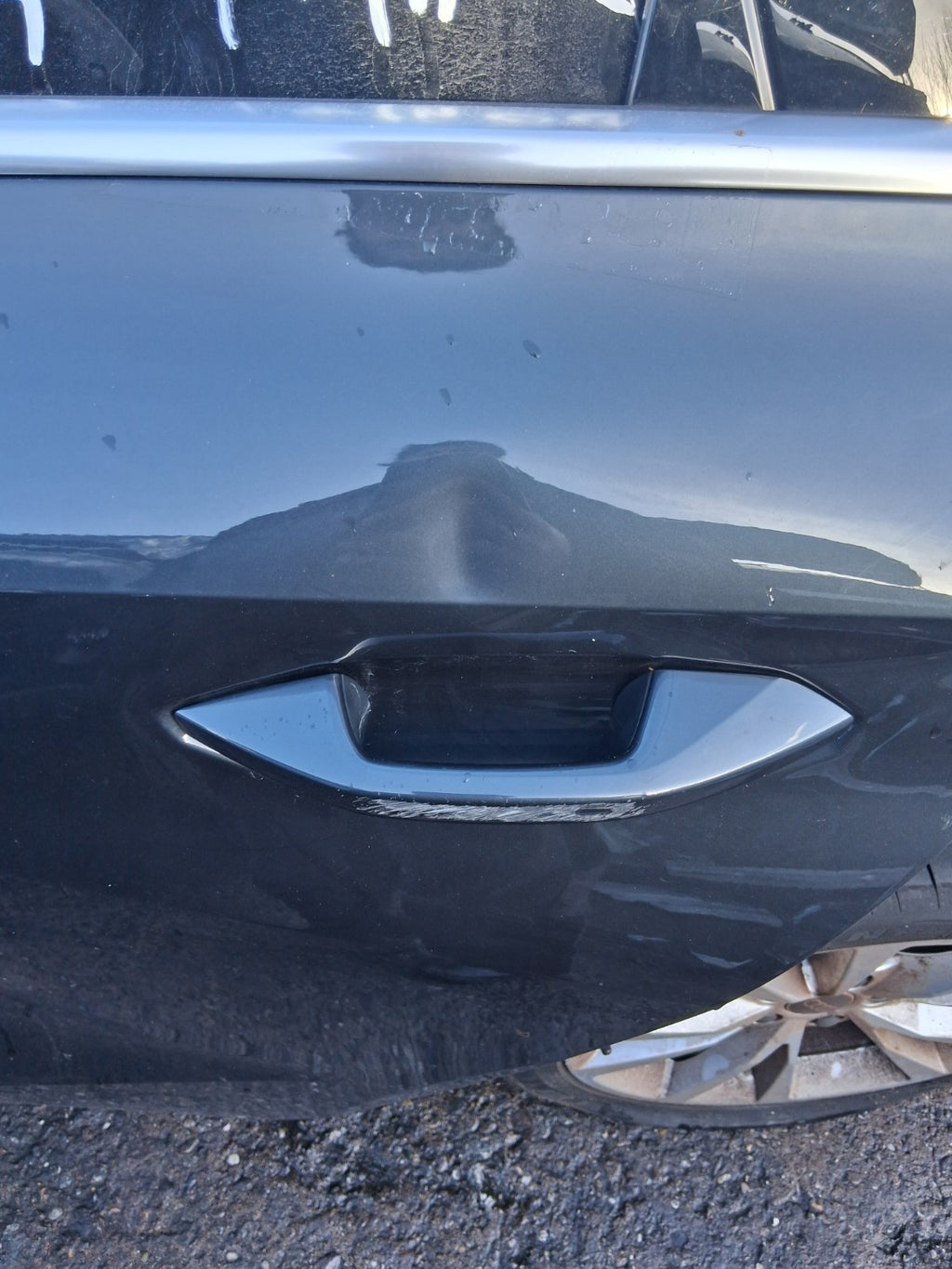 2025 AUDI A3 8Y HATCHBACK FACELIFT NSR PASSENGER SIDE LEFT BARE DOOR GREY LX7L