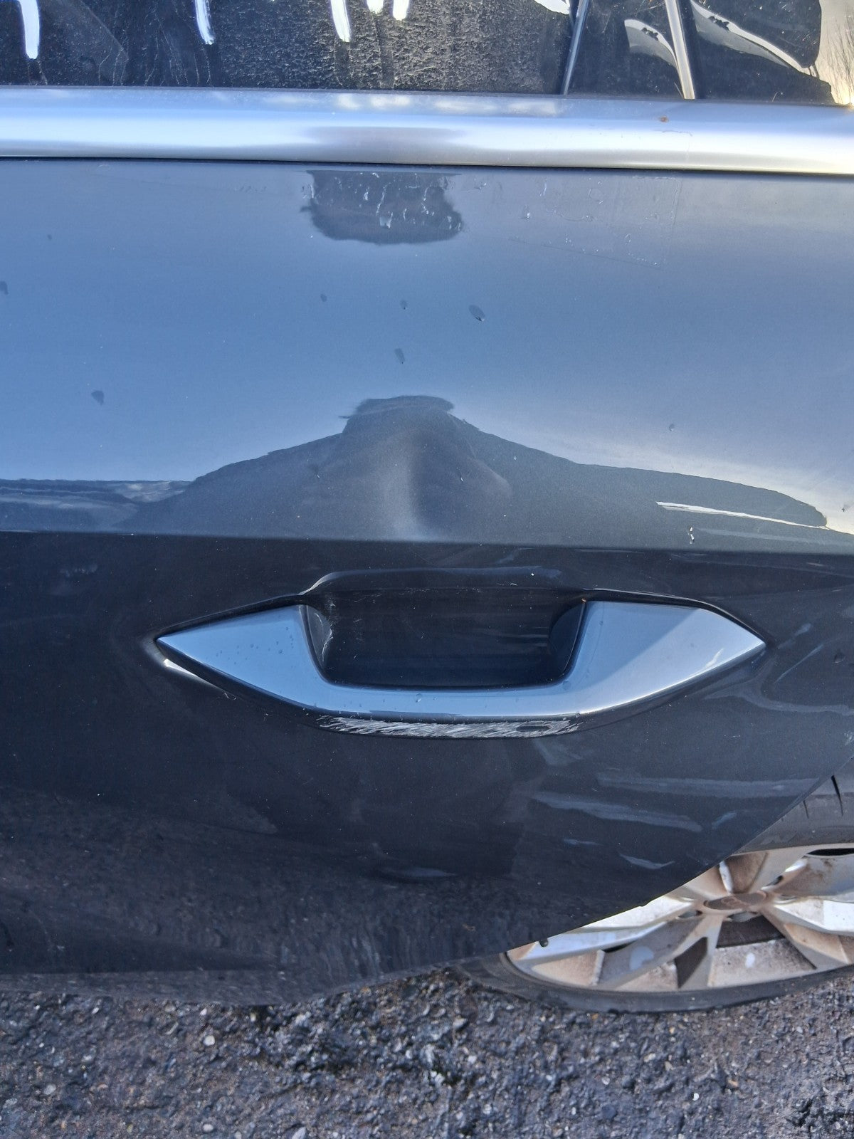 2025 AUDI A3 8Y HATCHBACK FACELIFT NSR PASSENGER SIDE LEFT BARE DOOR GREY LX7L