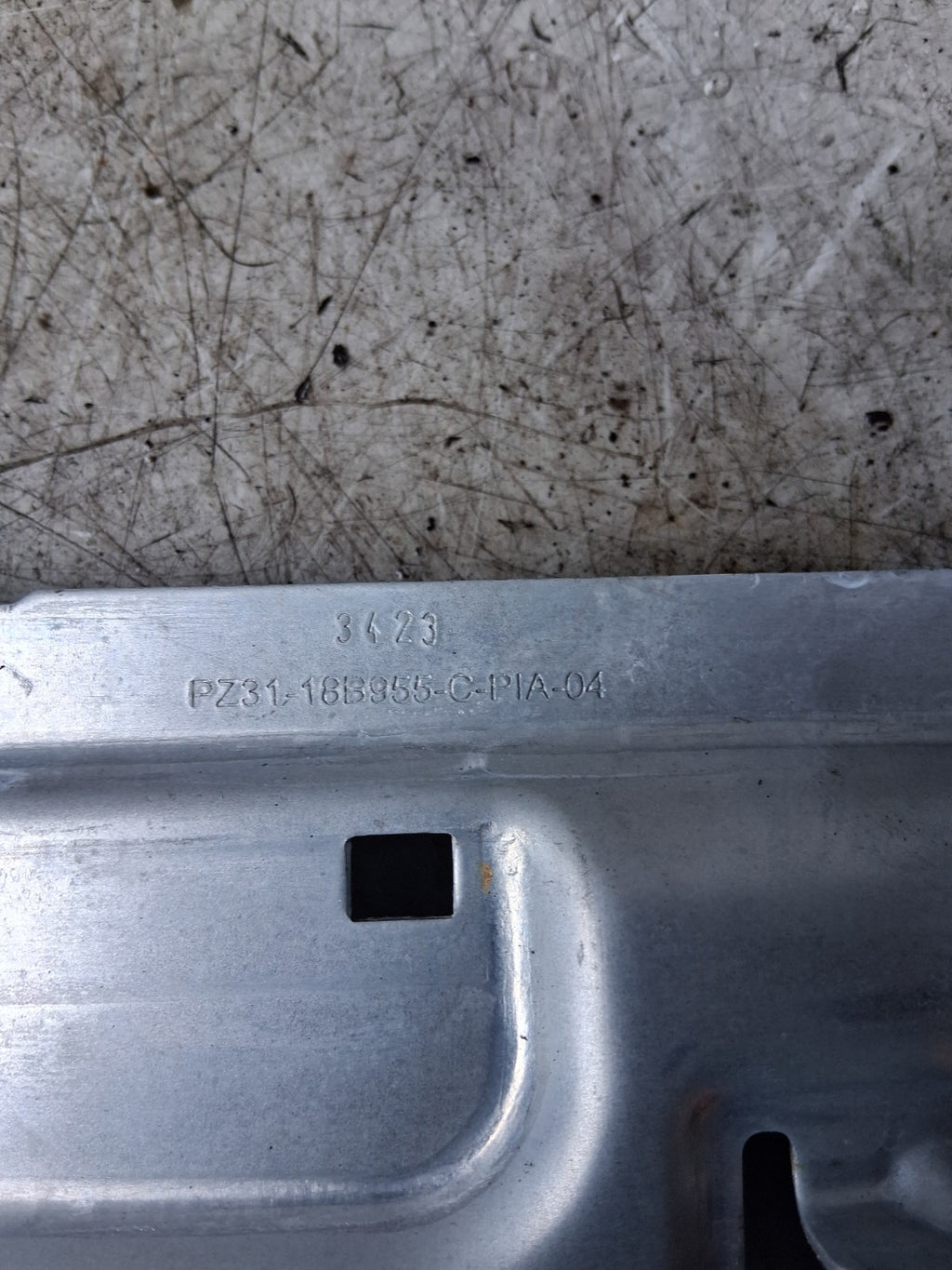 2024 FORD TRANSIT DISPLAY SCREEN TRIM METAL FRAME PZ3118B955CPIA04