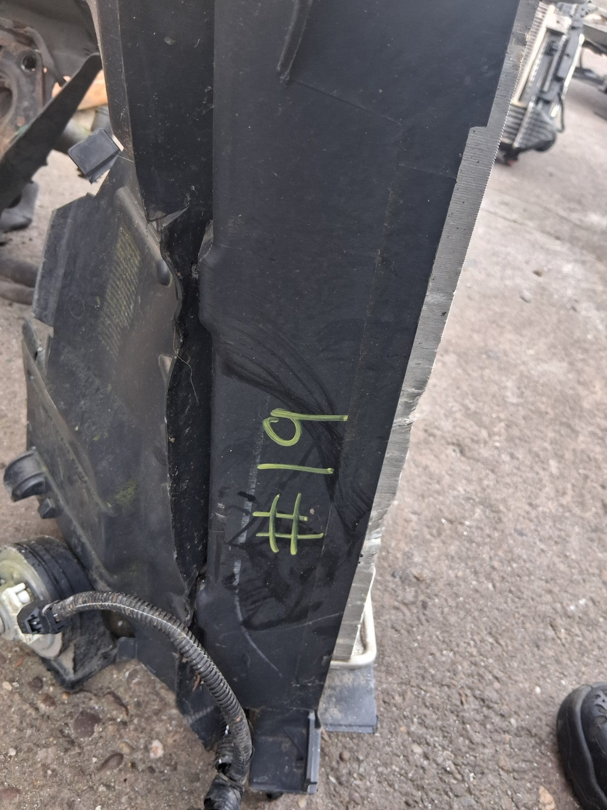 2018 CITROEN BERLINGO MK2 1.6 DIESEL RADIATOR RAD PACK 9800291280