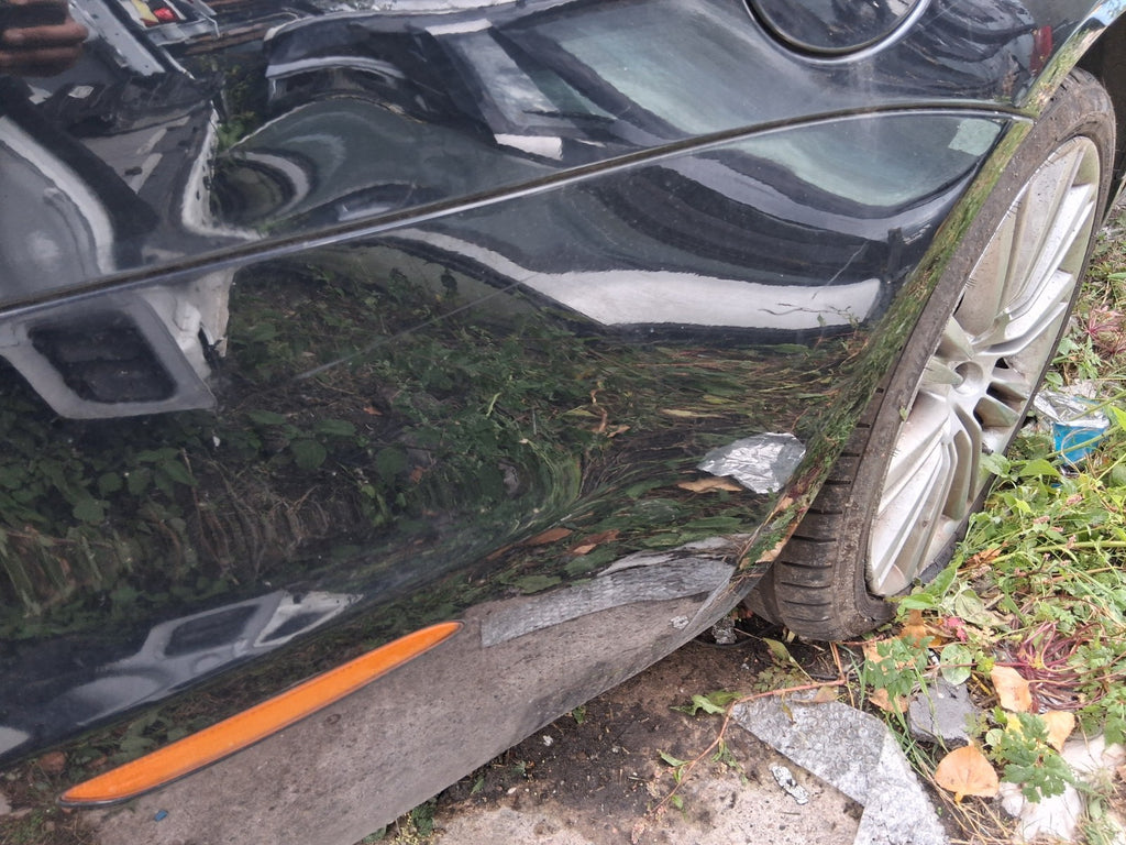 2012 JAGUAR XJ X351 COMPLETE REAR BUMPER WITH SENSORS MIDNIGHT BLACK MET PEF