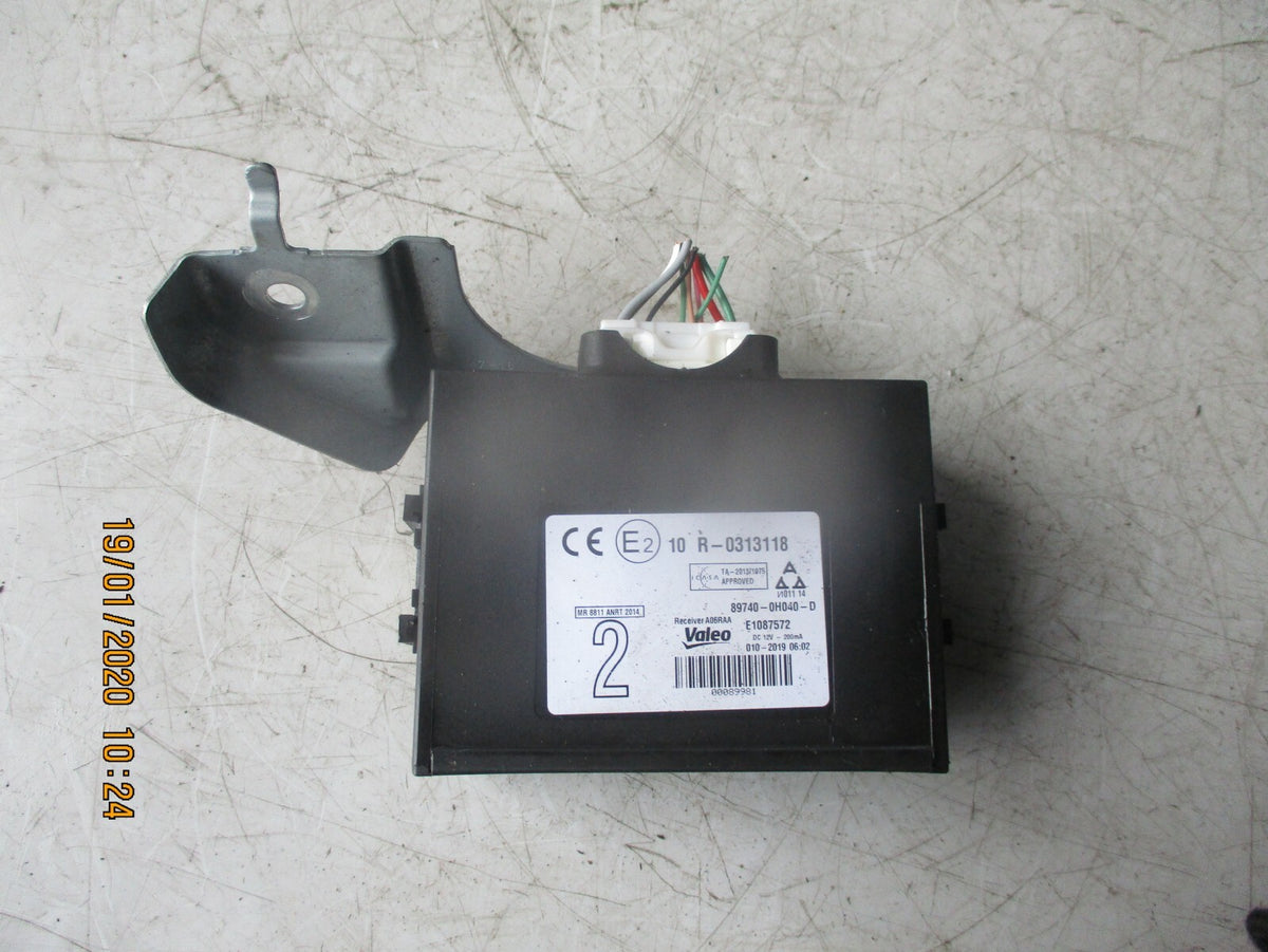 TOYOTA AYGO 2019 OS DRIVER SIDE DCM DOOR CONTROL MODULE UNIT 89740-0H040-D