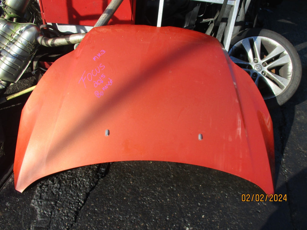 FORD FOCUS MK3 2013 BONNET HOOD IN ORANGE