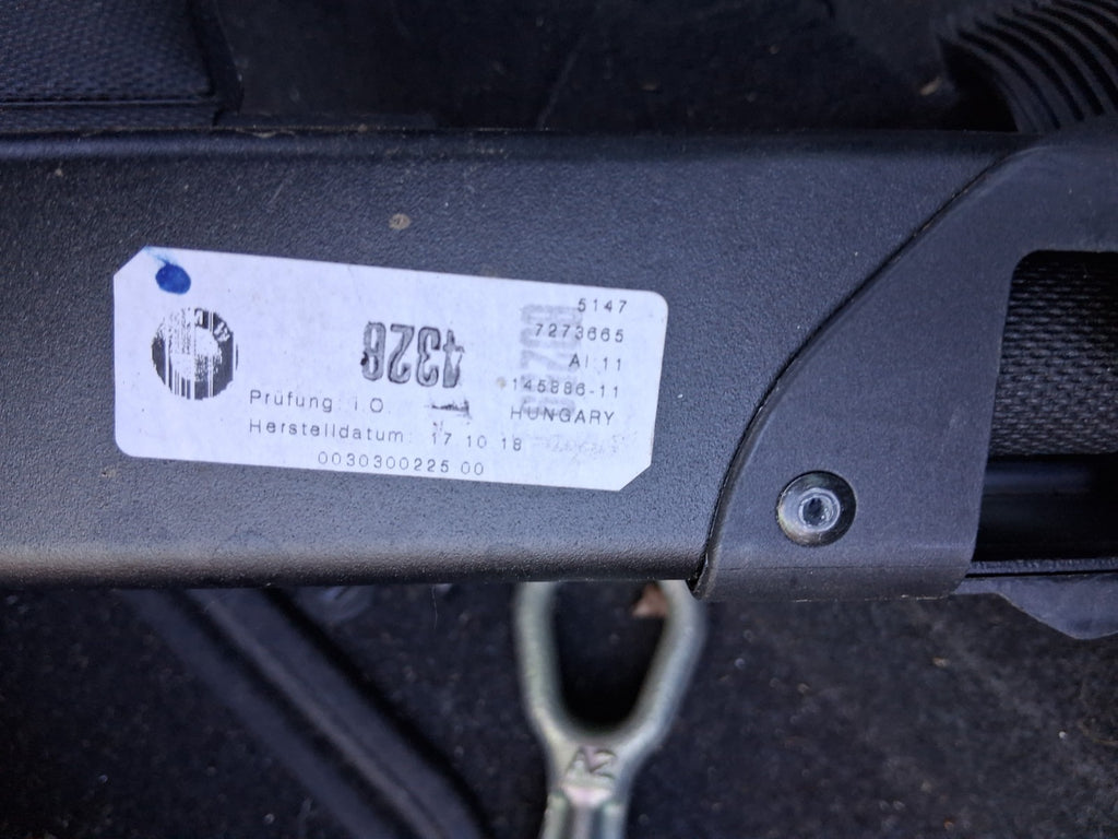 2019 BMW 3 SERIES F30 330i ESTATE RETRACTABLE PARCEL SHELF 7273665