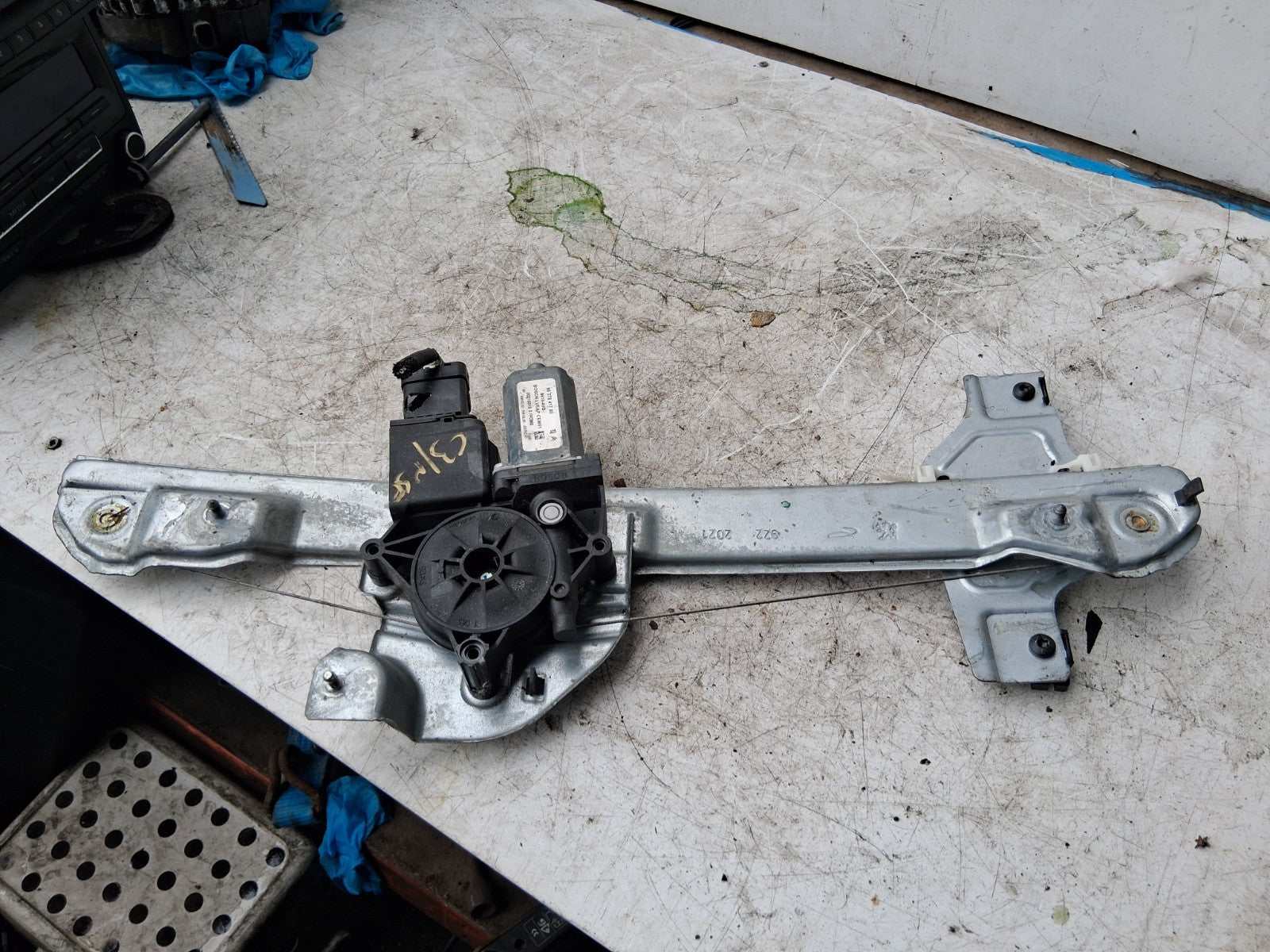 2021 CITROEN C3 MK3 NSF PASSENGER SIDE FRONT WINDOW MOTOR REGULATOR
