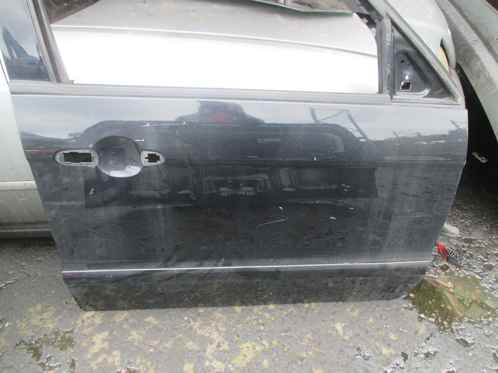 FORD S MAX 2008 5 DOOR 2.0 TDCI OSF DRIVER FRONT BARE DOOR BLACK