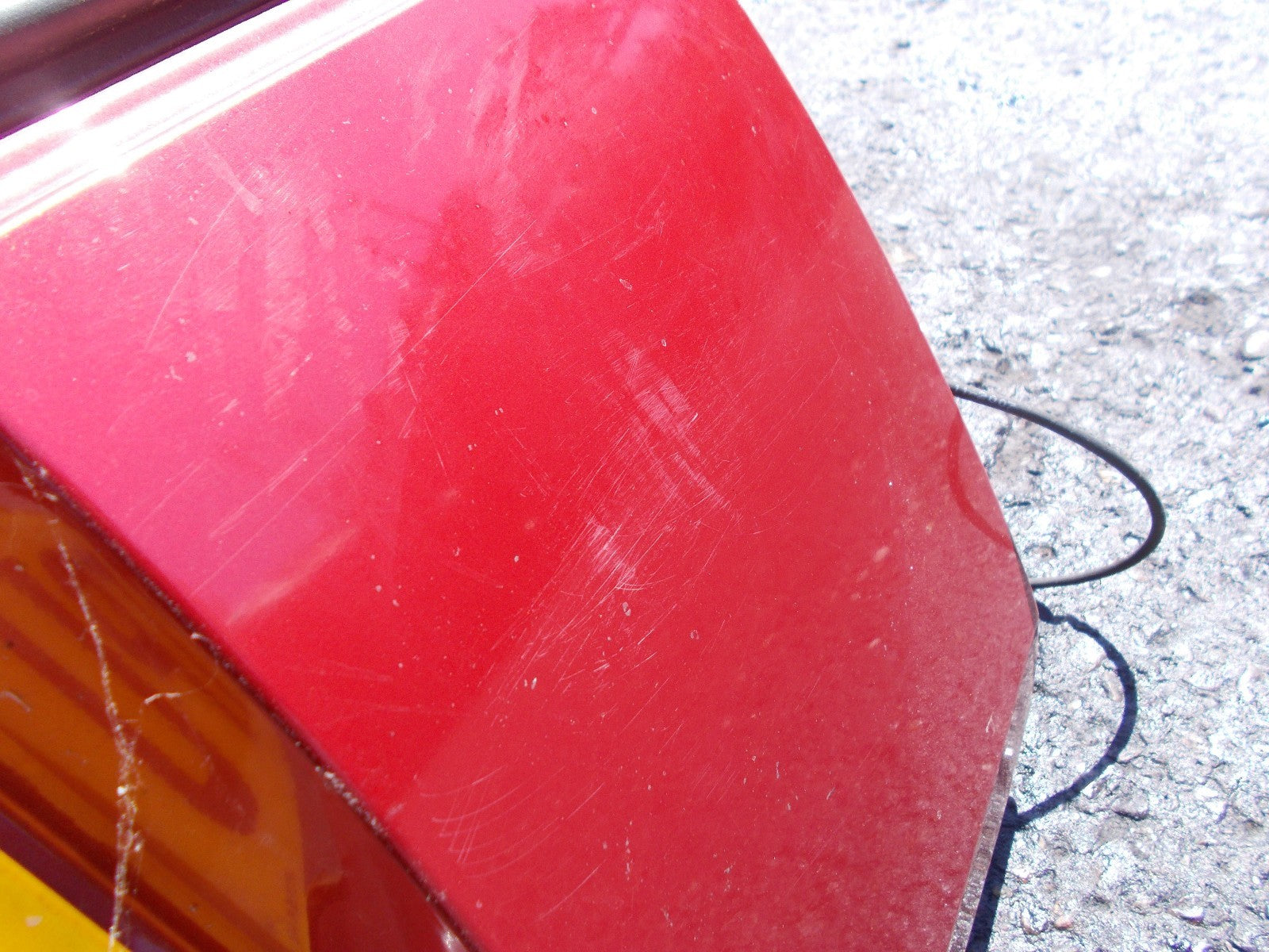 CITROEN C2 REAR LOWER BOOTLID TAILGATE RED
