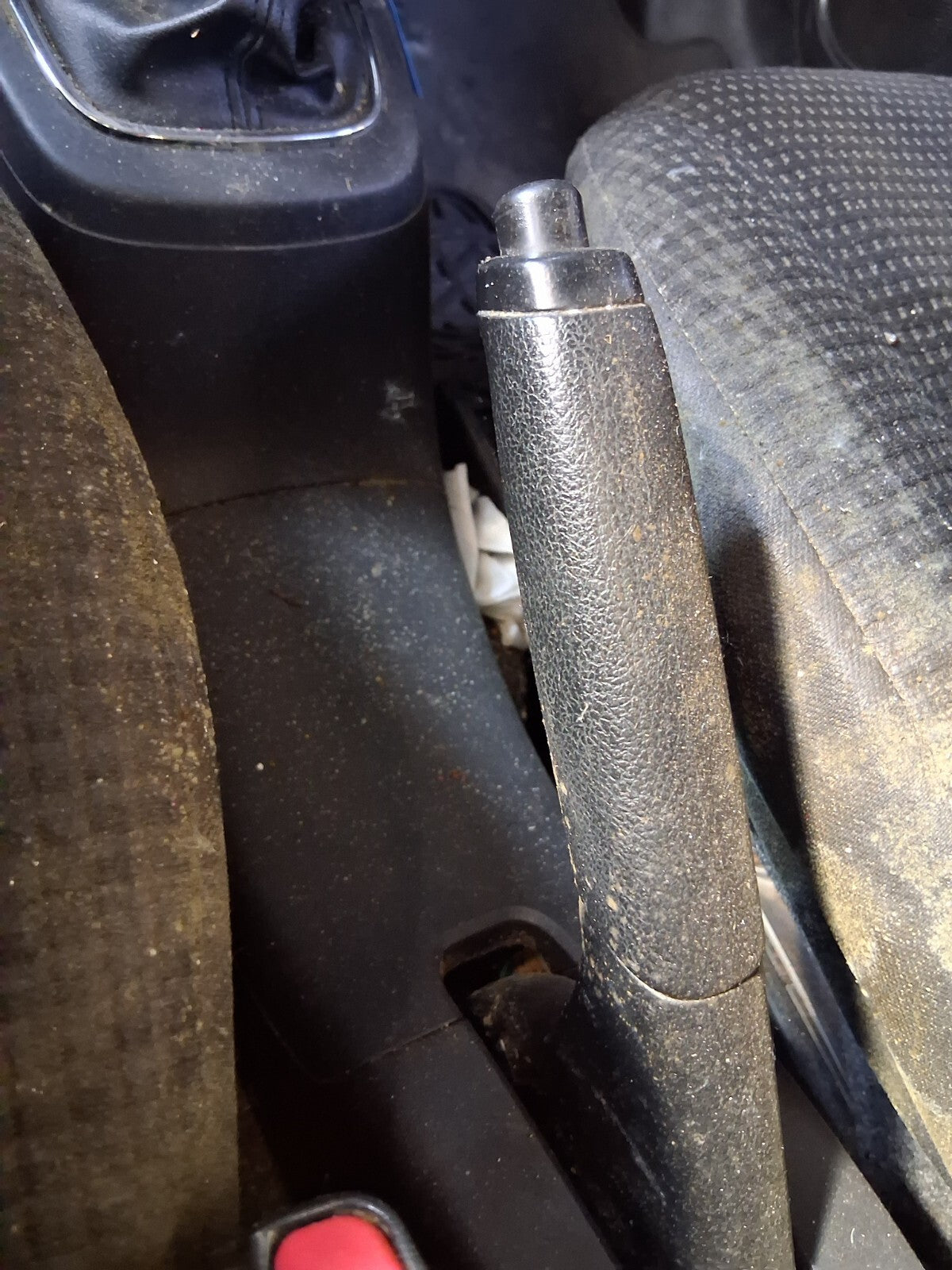 2016 MITSUBISHI MIRAGE MK6 MANUAL HANDBRAKE PARKING BRAKE LEVER MECHANISM