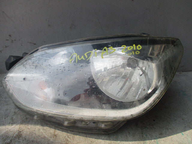 2009 AUDI A3 8P OSF FRONT DRIVER SIDE HEADLIGHT