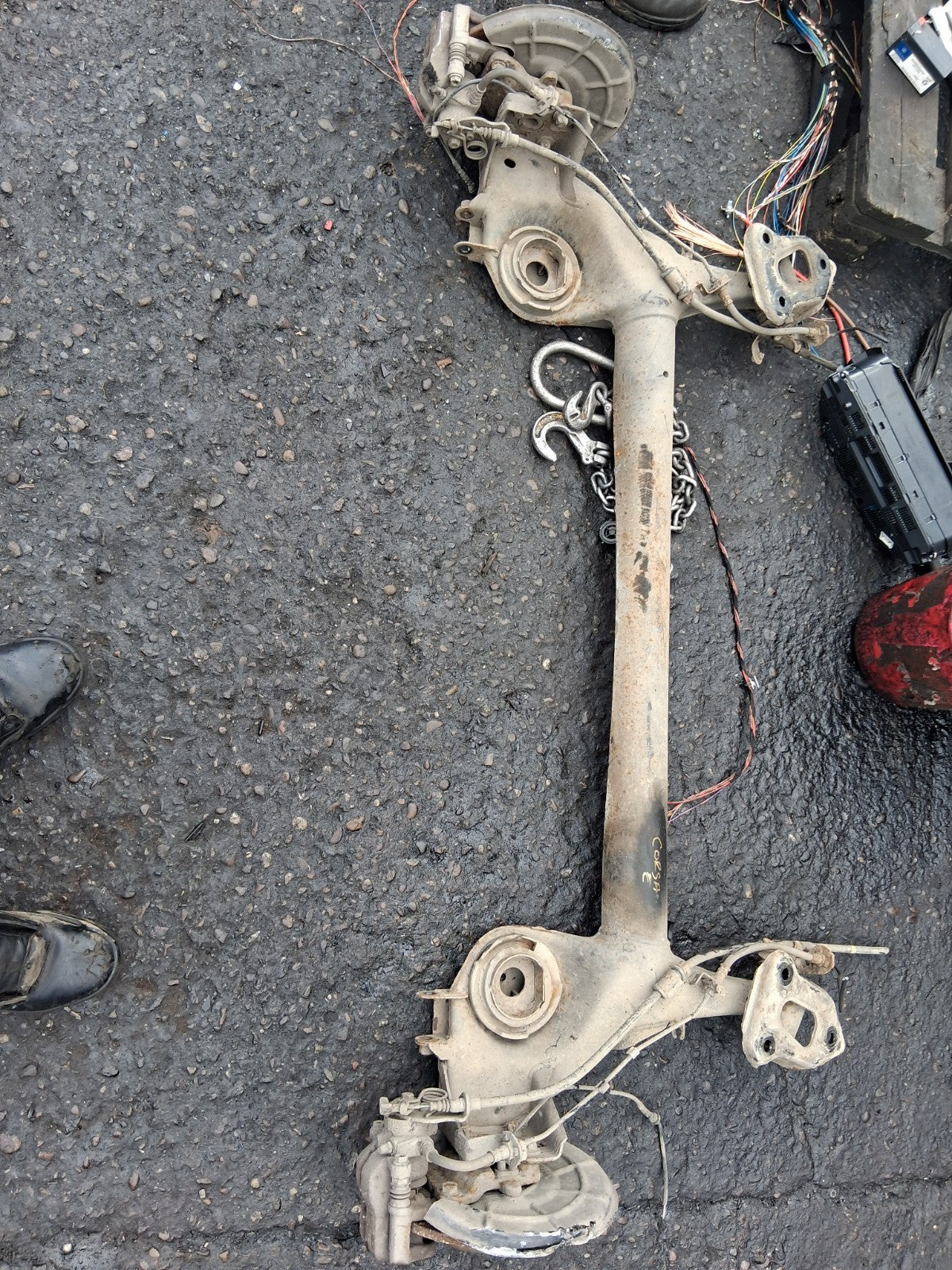 2016 VAUXHALL CORSA E REAR AXLE BEAM DISC TYPE