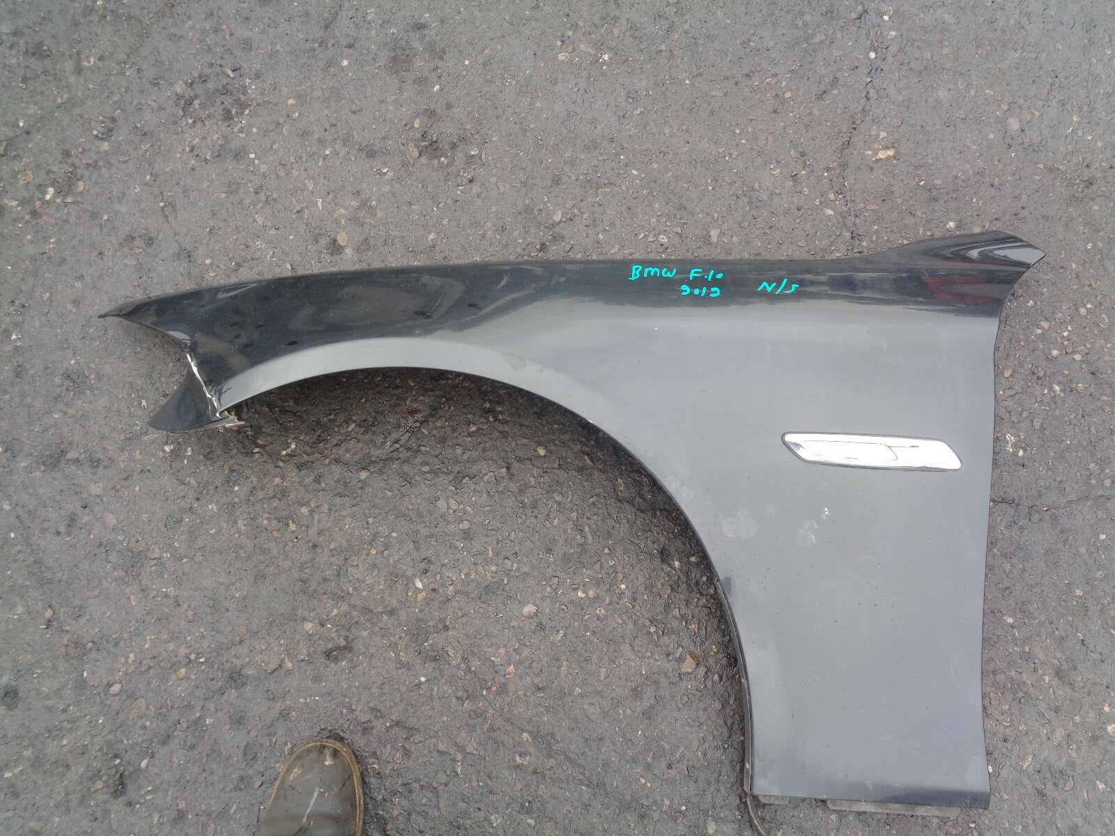 BMW 5 SERIES F10 F11 NS PASSENGER SIDE WING PANEL LEFT LH BLACK SAPPHIRE 475
