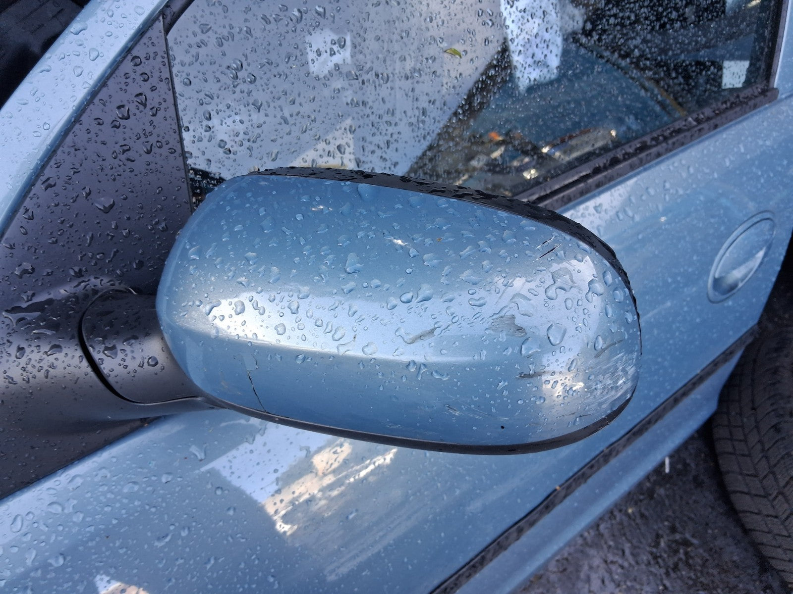2006 VAUXHALL CORSA C NSF PASSENGER SIDE FRONT LEFT COMPLETE DOOR BLUE