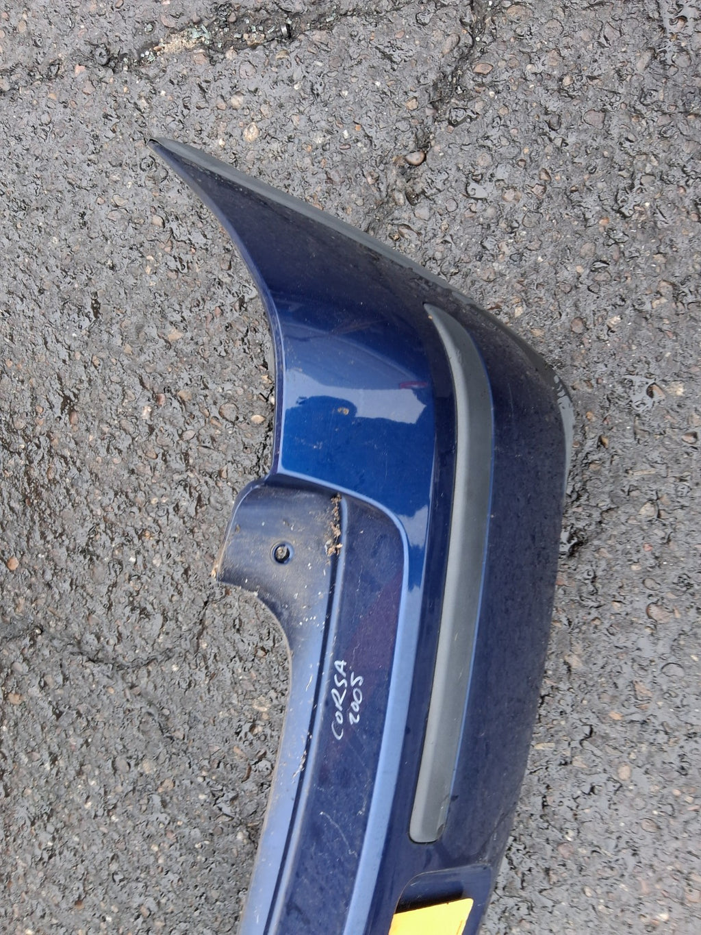 2005 VAUXHALL CORSA C COMPLETE REAR BUMPER BLUE