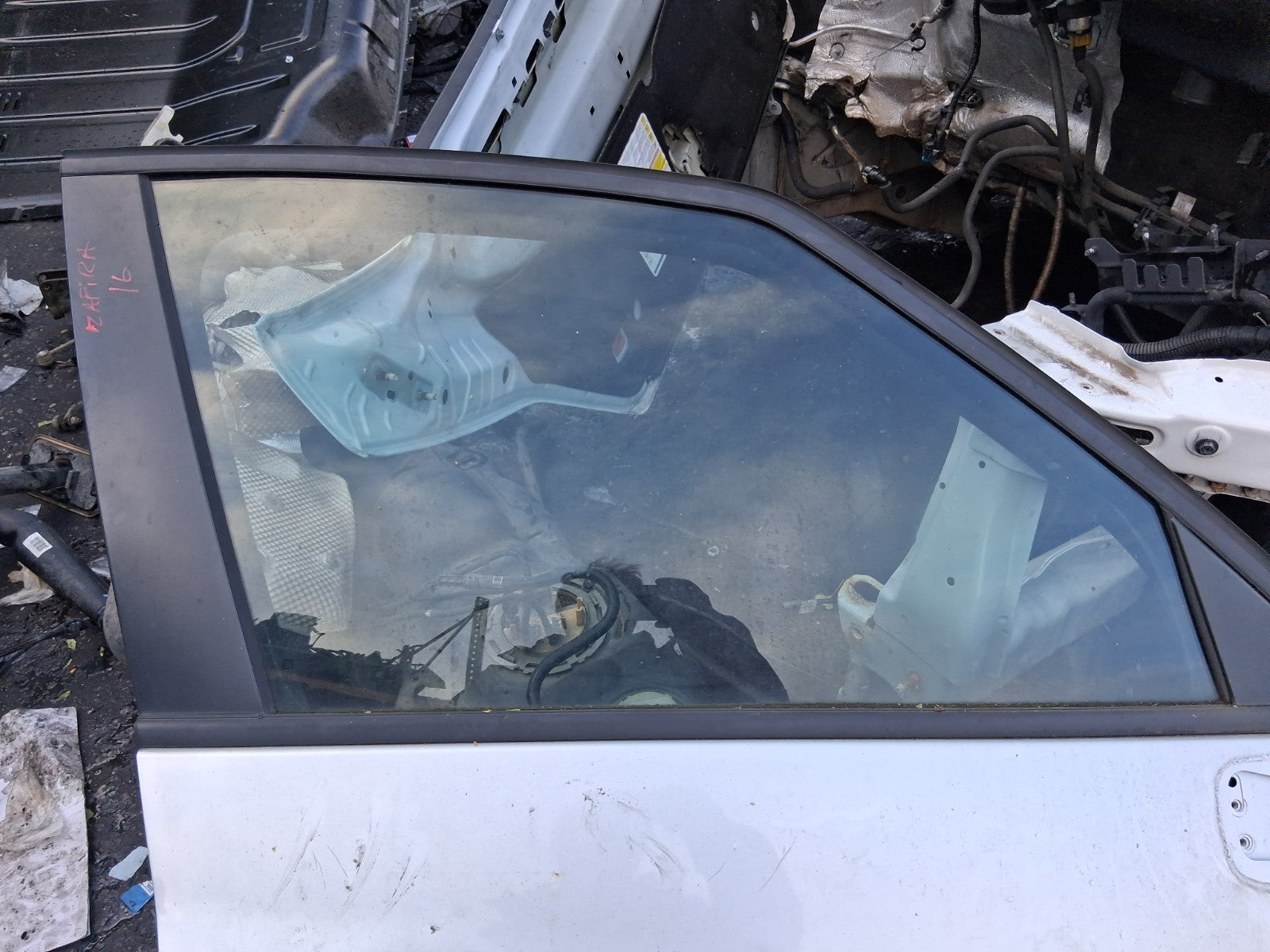 2016 VAUXHALL ZAFIRA C OSF DRIVER SIDE FRONT BARE DOOR ARGON SILVER Z176