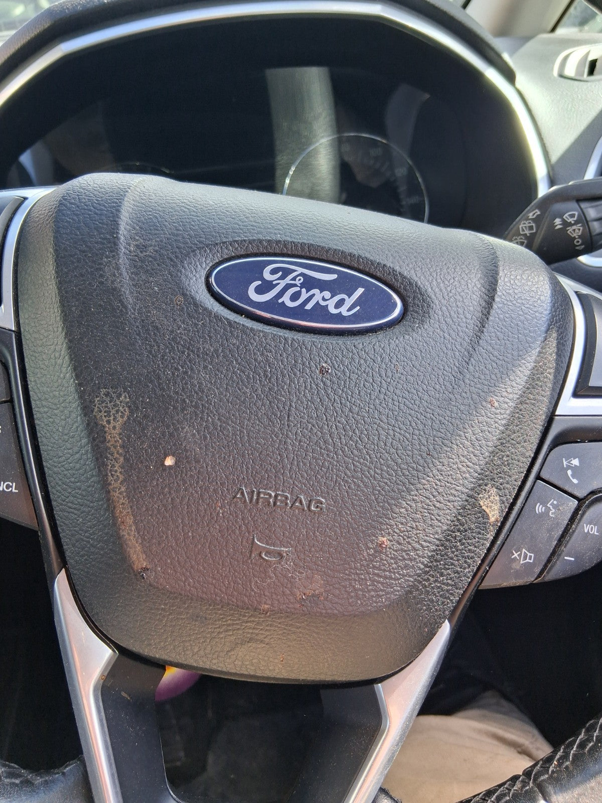 2017 FORD S MAX MK2 STEERING WHEEL AIRBAG BLACK