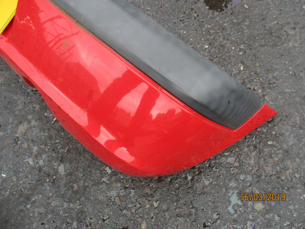 FORD FIESTA 2001 REAR BUMPER RED