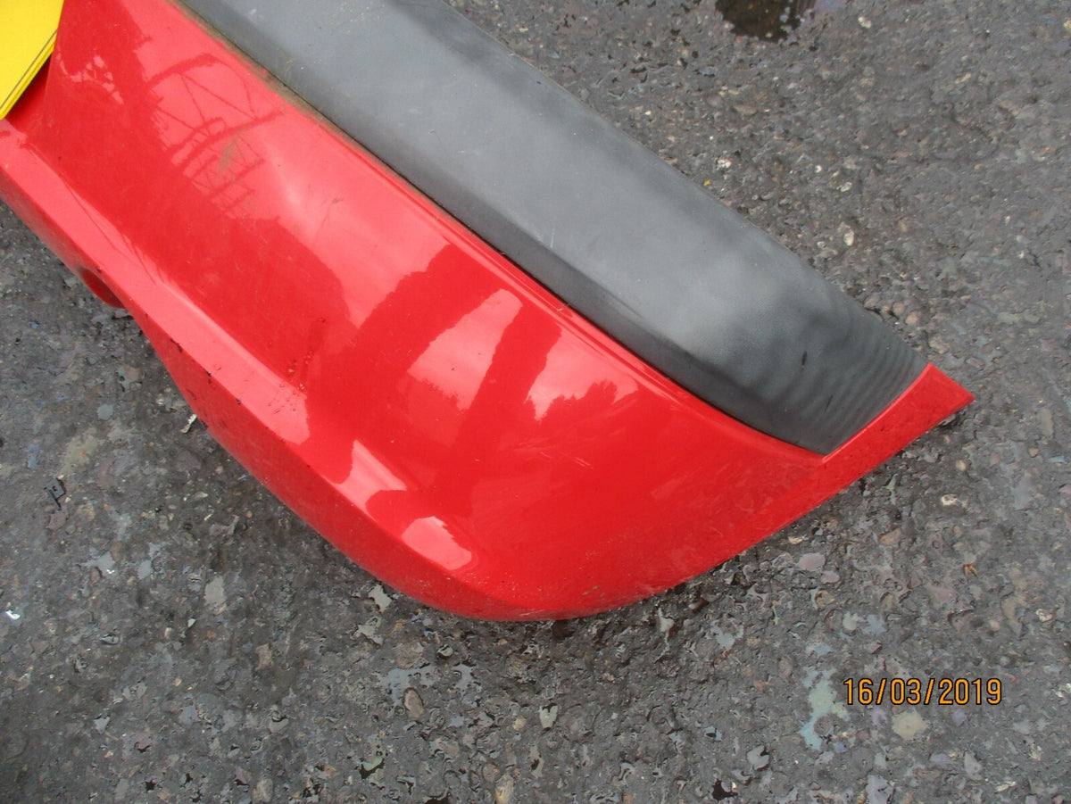 FORD FIESTA 2001 REAR BUMPER RED