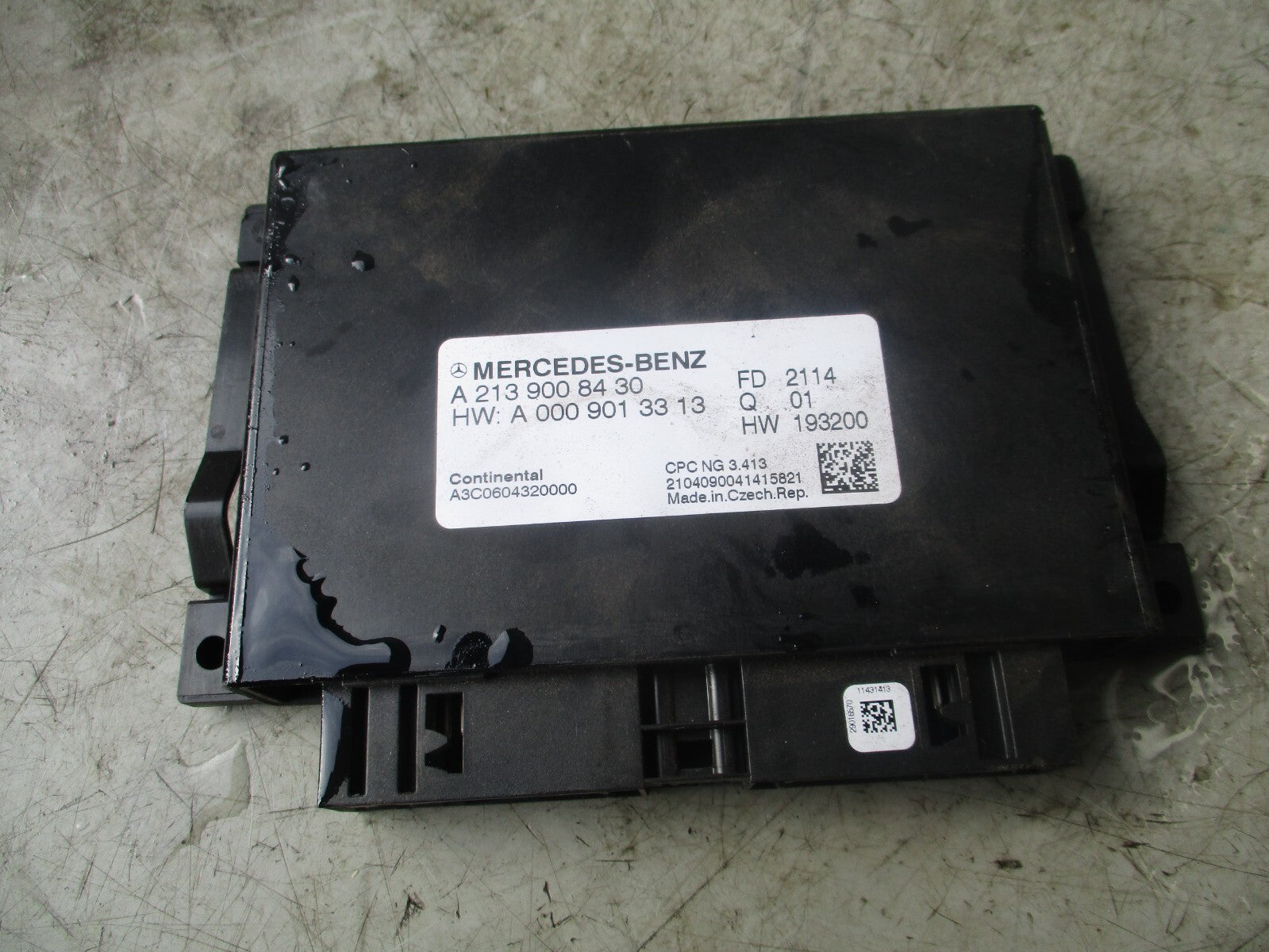 2021 MERCEDES SPRINTER W907 ECU CONTROL MODULE UNIT A2139008430