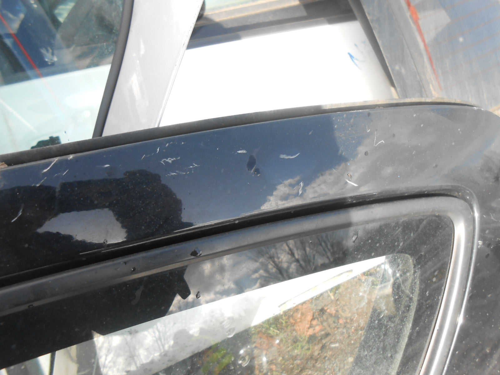 MAZDA RX8 SE17 COUPE 2006 NSR PASSENGER SIDE REAR DOOR COMPLETE BLACK