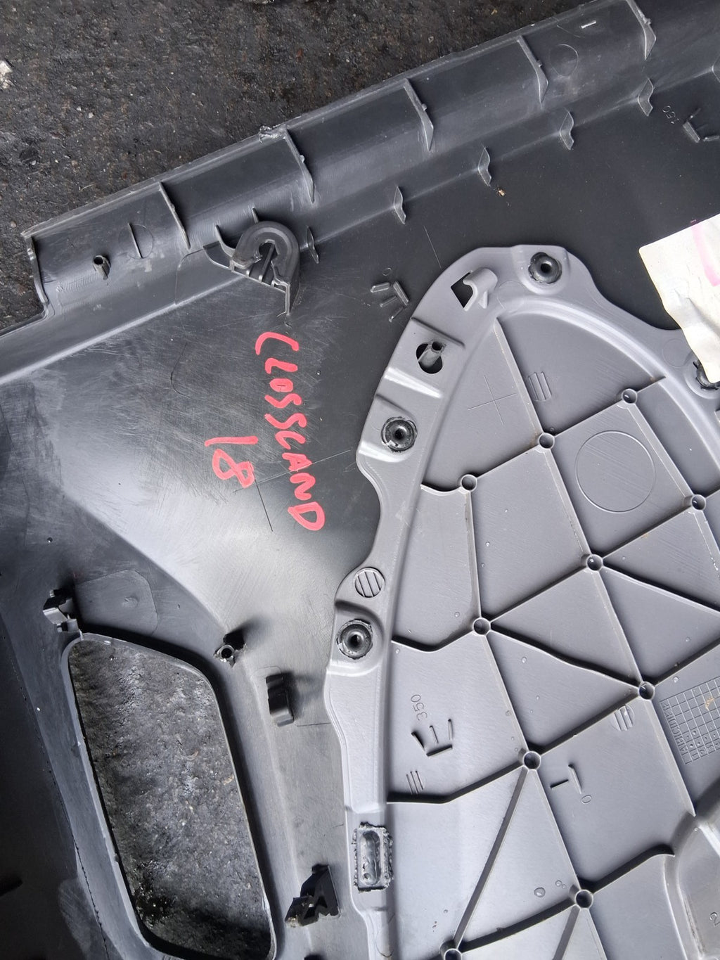 2018 VAUXHALL CROSSLAND OSR DRIVER SIDE REAR INNER DOOR CARD 1736209X