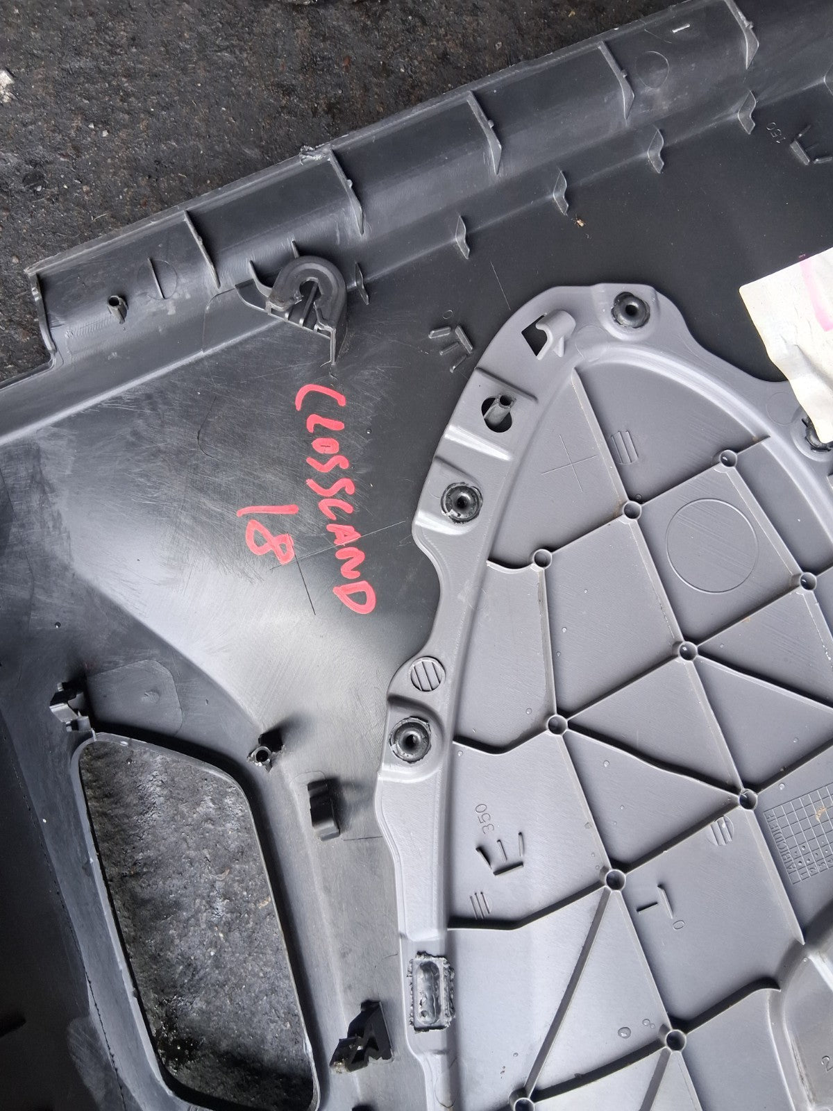 2018 VAUXHALL CROSSLAND OSR DRIVER SIDE REAR INNER DOOR CARD 1736209X