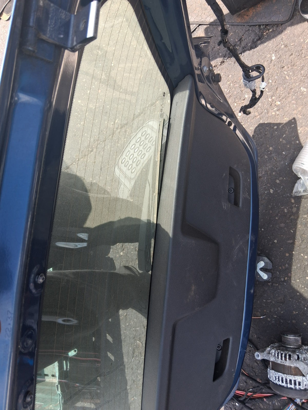 2017 VAUXHALL CORSA E BARE REAR TAILGATE BOOTLID BLUE