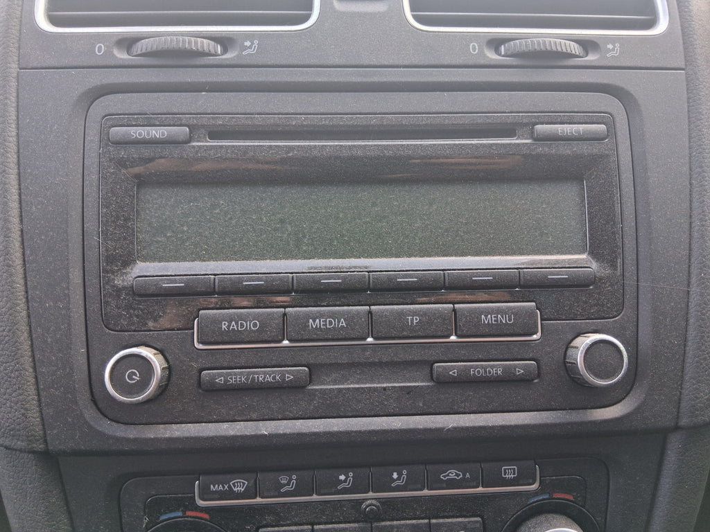 2012 VW VOLKSWAGEN GOLF MK6 RADIO CD PLAYER STEREO HEAD UNIT