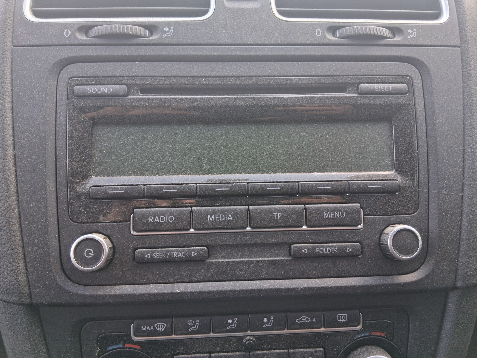 2012 VW VOLKSWAGEN GOLF MK6 RADIO CD PLAYER STEREO HEAD UNIT