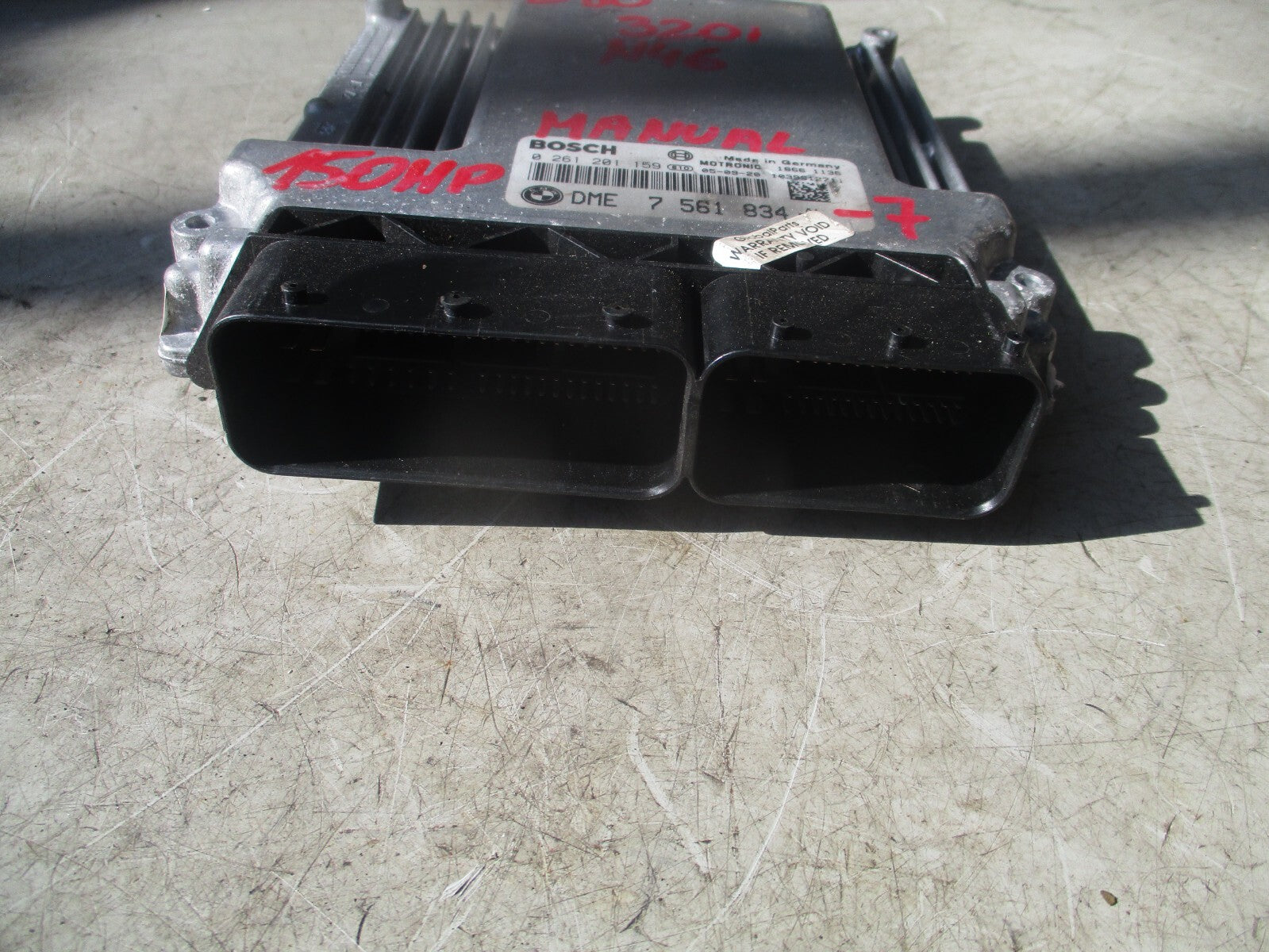2005 BMW 3 SERIES E90 2.0 PETROL ECU ENGINE CONTROL MODULE UNIT 7561834
